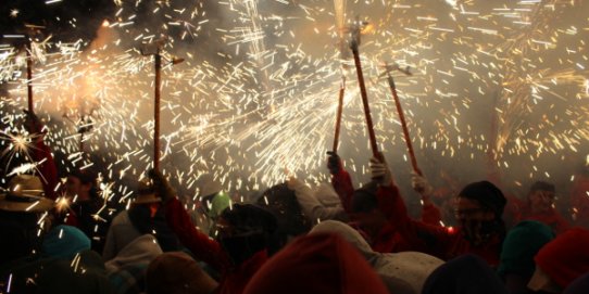El Correfoc és una de les activitats més esperades de la Festa Major.