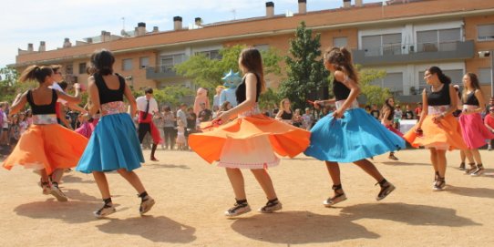 Imatge d'una actuació de Ball de Gitanes durant la Festa Major 2016.