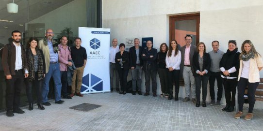 Imatge de l'acte de presentació de la Xarxa d’Allotjaments Empresarials de Catalunya.