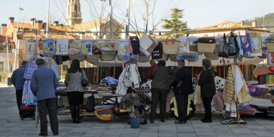 Imatge d'arxiu del mercat ambulant de Castellar del Vallès.