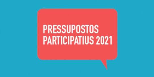 Imatge promocional del procés de pressupostos participatius 2021.