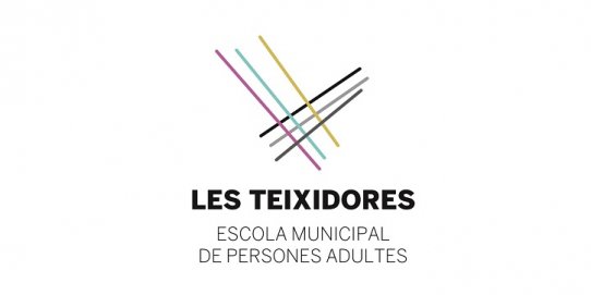 Logotip de l'Escola Municipal de Persones Adultes Les Teixidores.