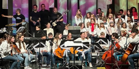 Imatge d'una edició anteriori del concert "Musiquem per Nadal".