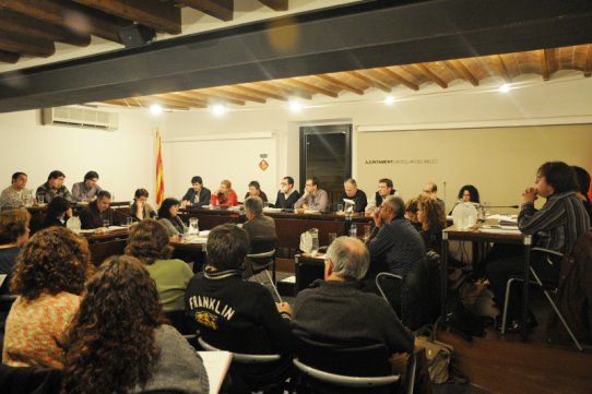 Imatge del Ple municipal del 26 de gener de 2010