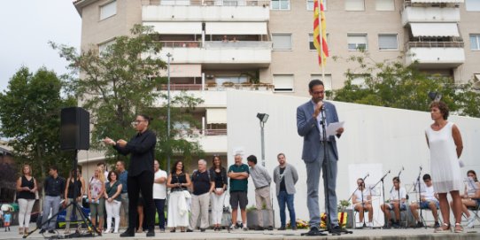 Imatge d'una edició anteriro de l'acte institucional amb motiu de la Diada.