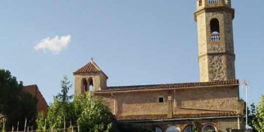 Imatge de l'església de Sant Feliu del Racó.