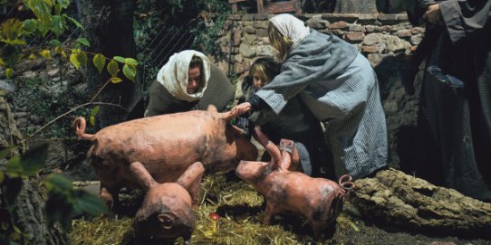 Imatge de la passada edició del Pessebre Vivent de Sant Feliu del Racó.