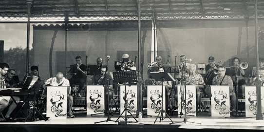 Imatge d'un concert anterior de la Castellar Swing Band.