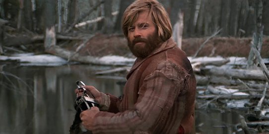 Un fotograma de "Las aventuras de Jeremiah Johnson".