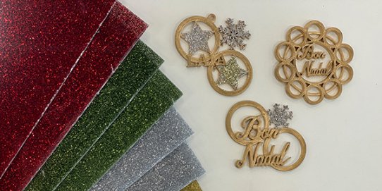 Un exemple de la decoració de Nadal que podràs fer al LAB Castellar.
