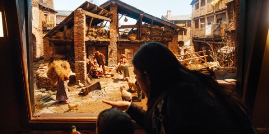 Imatge d'arxiu de l'exposició de pessebres.