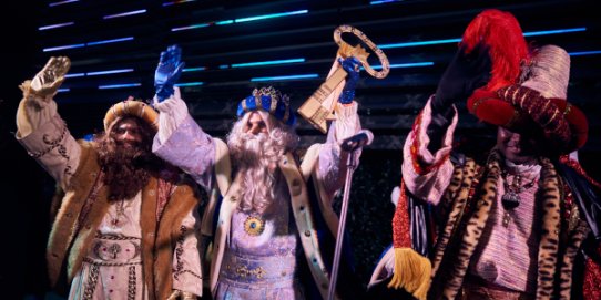 Imatge d'una cavalcada de Reis anterior.