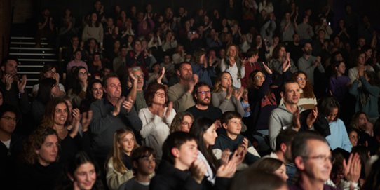 Una image del pati de butaques de l'Auditori. 