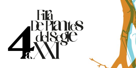 Cartell de la quarta fira de Plantes del segle XXI.