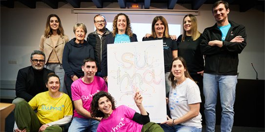 Imatge de la presentació de la 7a Marató de la Diversitat organitzada per Suma Castellar.