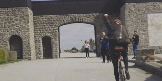 Un fotograma de "Carretera a Gusen".