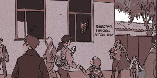 Part de la portada del llibre il·lustrat "El Sindicat Agrícola Harmonia".