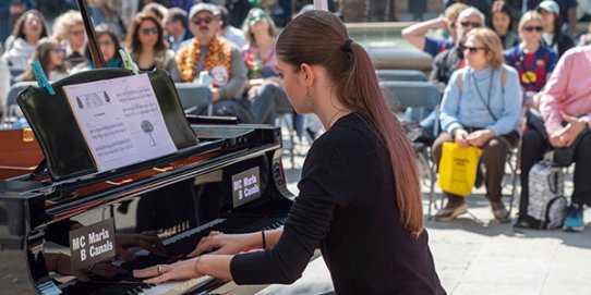 Una imatge de la iniciativa “El Maria Canals porta cua”.