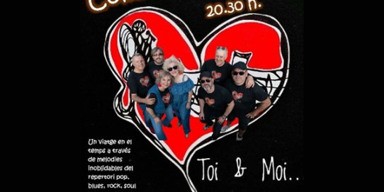 Part del cartell de l'actuació de Toi & Moi.