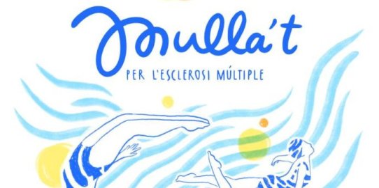 Fragment del cartell promocional de l'edició 2026 de la iniciativa "Mulla't per l'esclerosi múltiple".