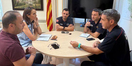 Imatge d'un moment de la reunió.