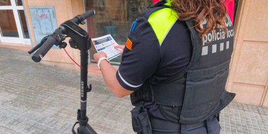La Policia Local ha dut a terme les darreres setmanes una campanya intensiva de control de vehicles de mobilitat personal (VMP).