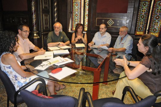 Imatge de la trobada que va tenir lloc dilluns 11 de juliol