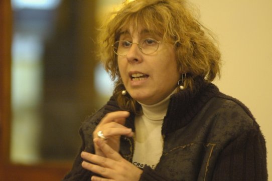 L'escriptora i historiadora Assumpta Montellà va presentar "La maternitat d'Elna" a Castellar el gener de 2007