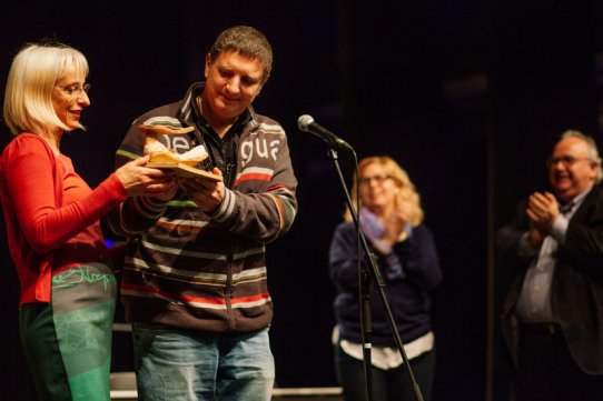 Caroline Dream i Àlex Navarro van rebre el Sabatot Alegre 2014, la distinció del món del clown que atorga el festival