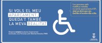 L’Ajuntament impulsa una campanya per fomentar el bon ús de les places d’aparcament per a persones amb mobilitat reduïda