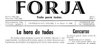 El fons digitalitzat del setmanari Forja ja es pot consultar en línia a través del web municipal 