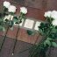 Ofrena floral i minut de silenci al Monument de la Memòria