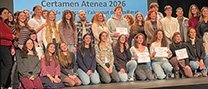 El Certamen Atenea reconeix quatre treballs de recerca de 2n de batxillerat de l’INS Castellar i l’INS Puig de la Creu