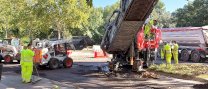 Comencen les obres per reasfaltar la ronda de Tolosa